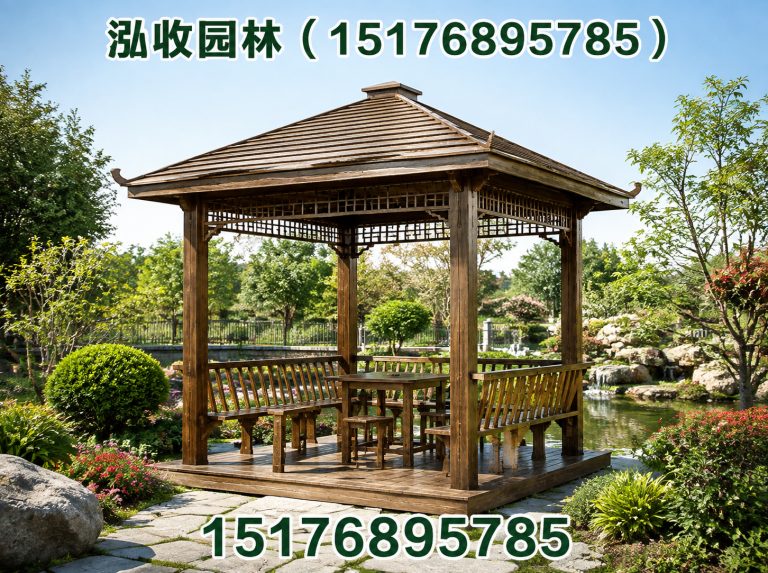 黔东南防腐木凉亭展示图